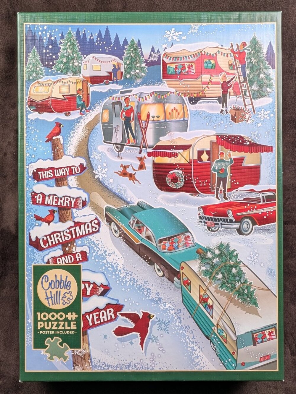 Cobble Hill Christmas Campers — 1000 Pieces